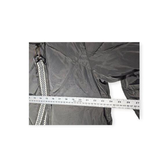 Escalier | Puffer Coat | Women's | Large | Olive Green | Long Quilted Puffer - Picture 6 of 12